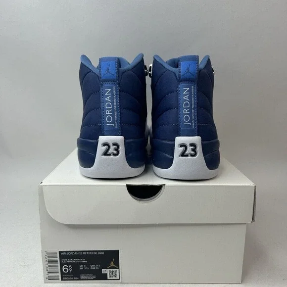 Nike Shoes Air Jordan 12 Retro SE GS “Indigo/Legend Blue” 2024 - Picture 4 of 5